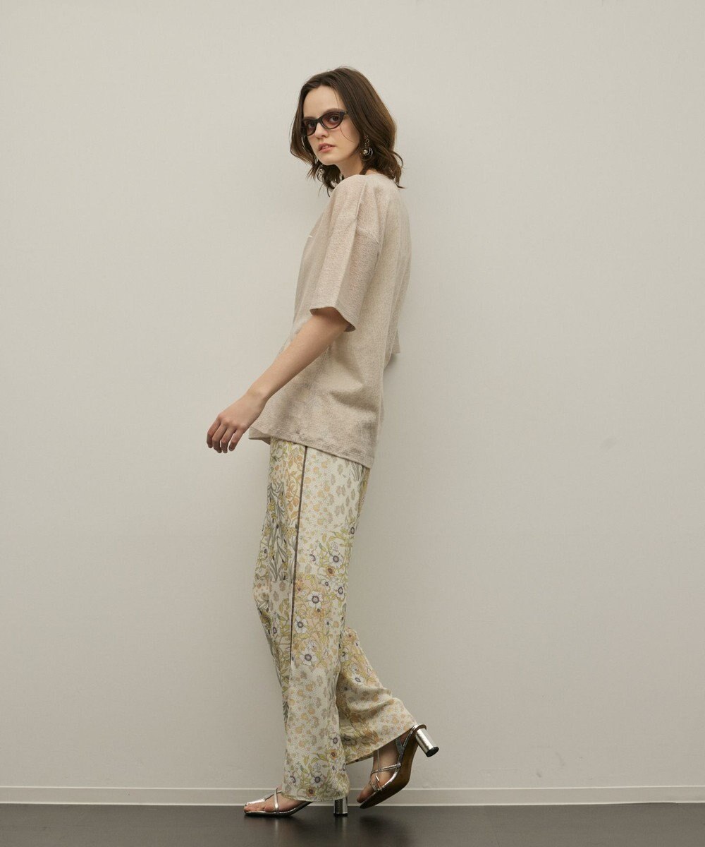 GRACE CONTINENTAL タックロゴTシャツ 