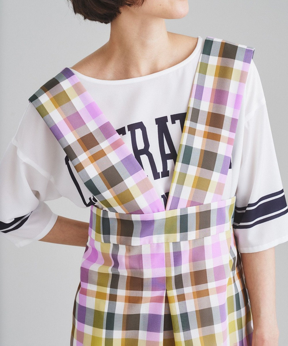 シアーチェックワンピース Grace Continental Grace Continental グレースコンチネンタル 通販 シアーチェックワンピース Grace Continental Grace Continental グレースコンチネンタル 通販