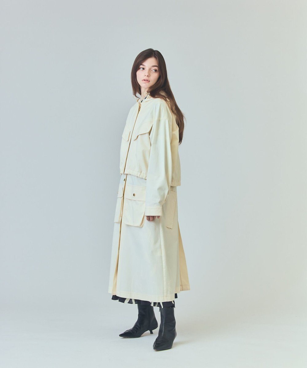 GRACE CONTINENTAL ミリタリー3WAYコート 