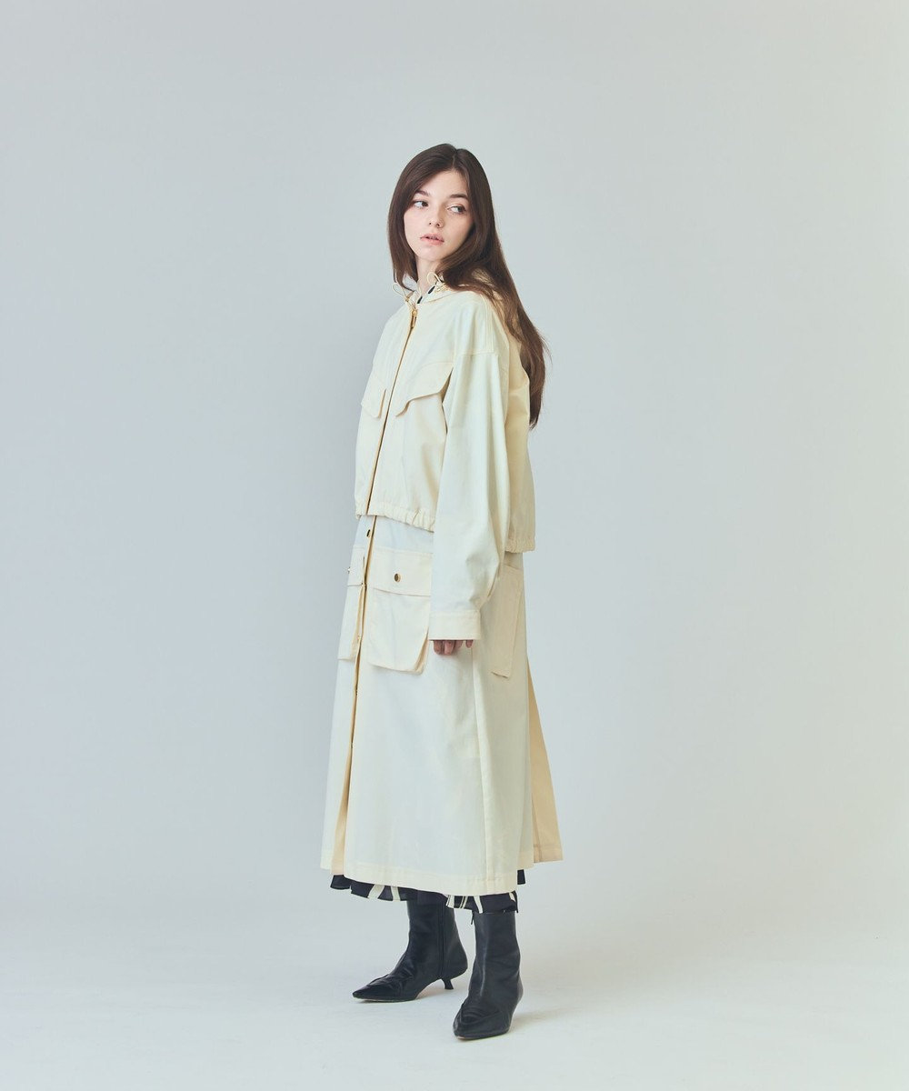 GRACE CONTINENTAL ミリタリー3WAYコート