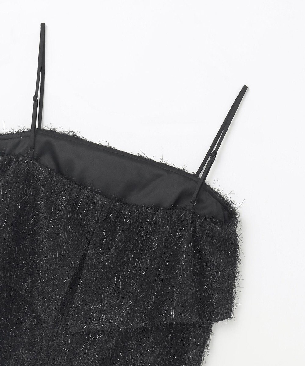 GRACE CONTINENTAL フリンジジャガードノースリーブ トップ 