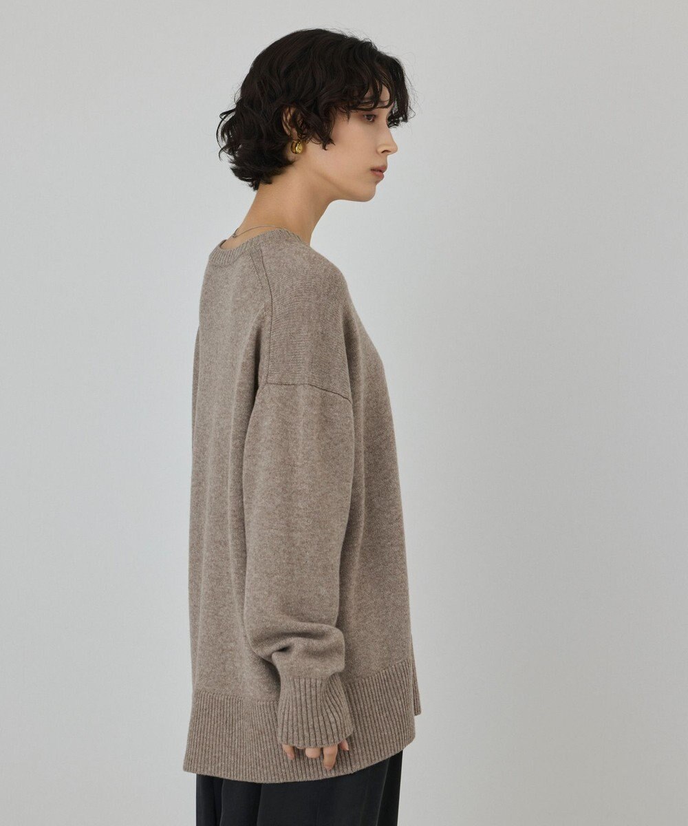 GRACE CONTINENTAL イレヘムブローチニットトップ 