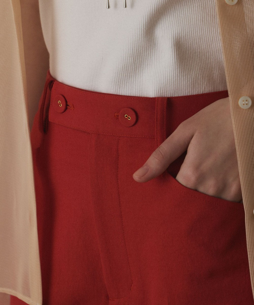GRACE CONTINENTAL ストレッチフレアパンツ