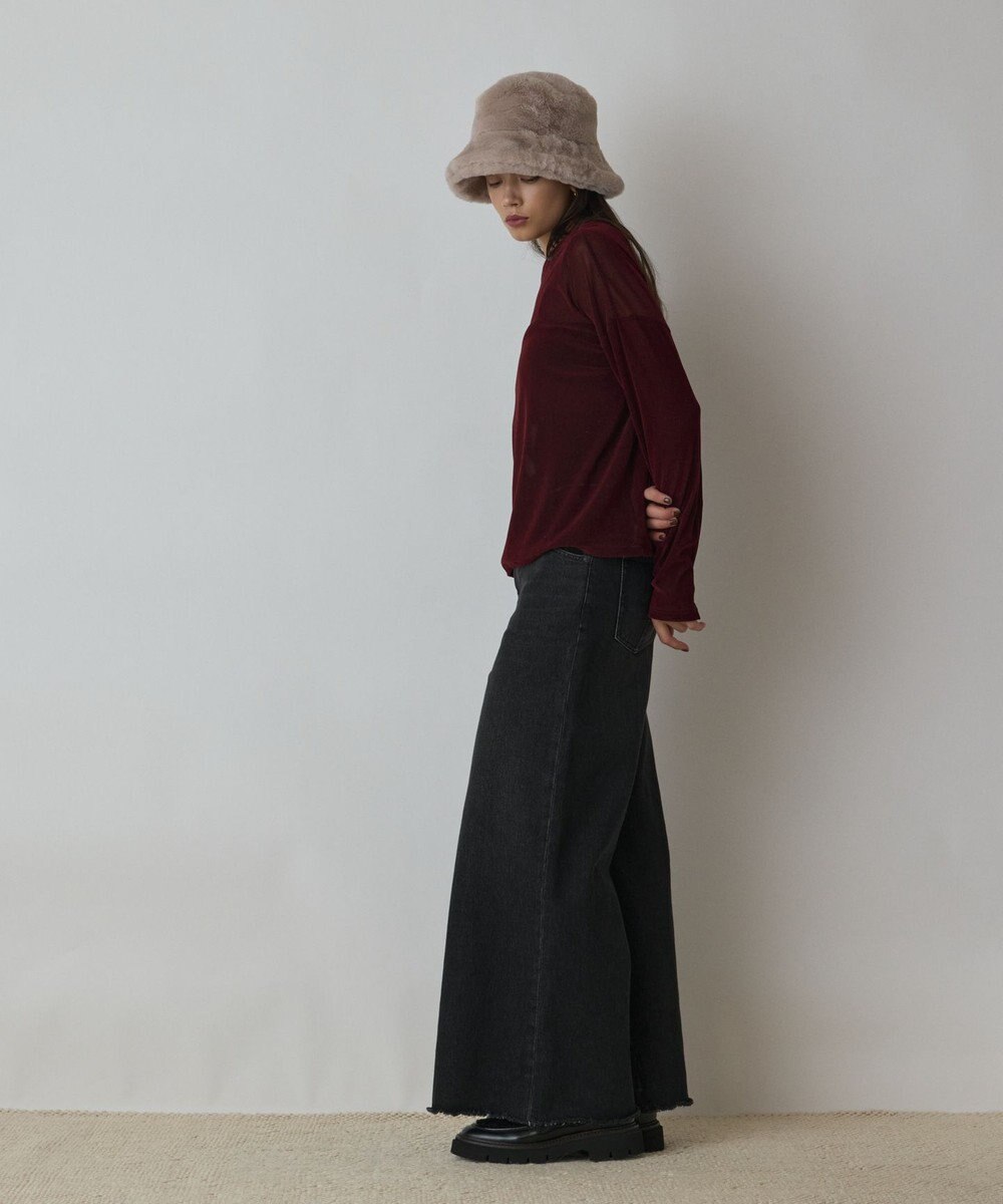 GRACE CONTINENTAL フロッキーオーバーカットトップ