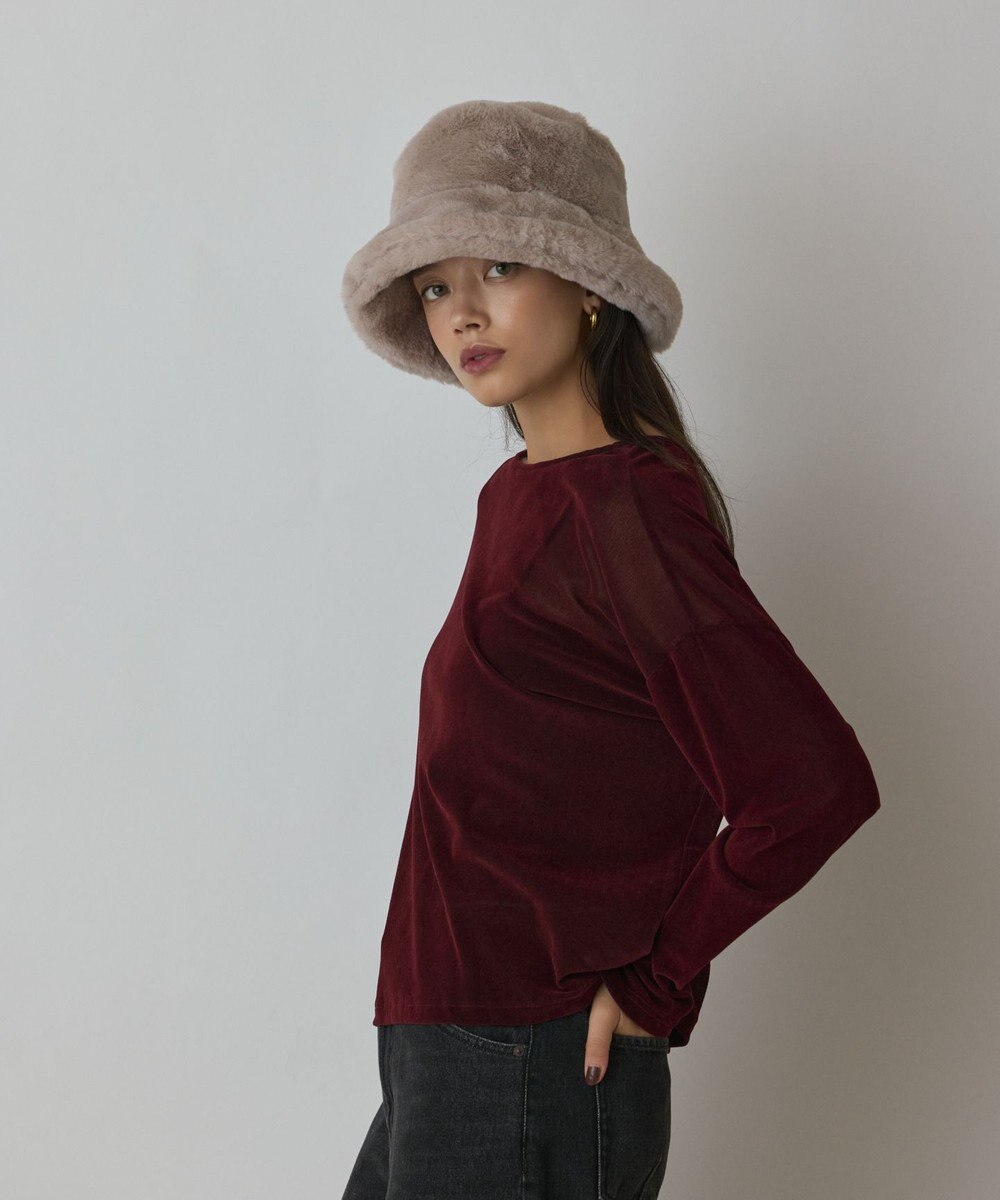 GRACE CONTINENTAL フロッキーオーバーカットトップ