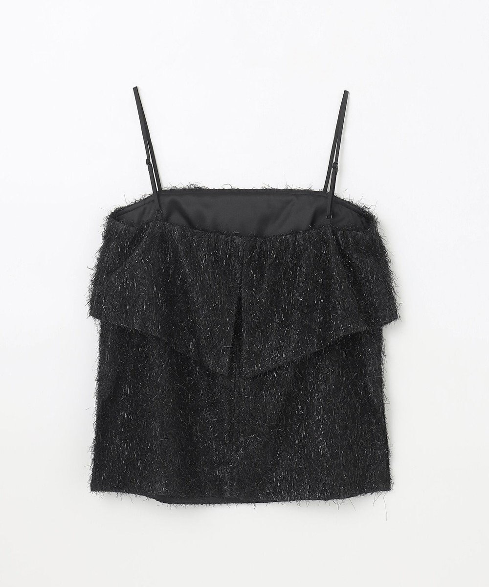 GRACE CONTINENTAL フリンジジャガードノースリーブ トップ 