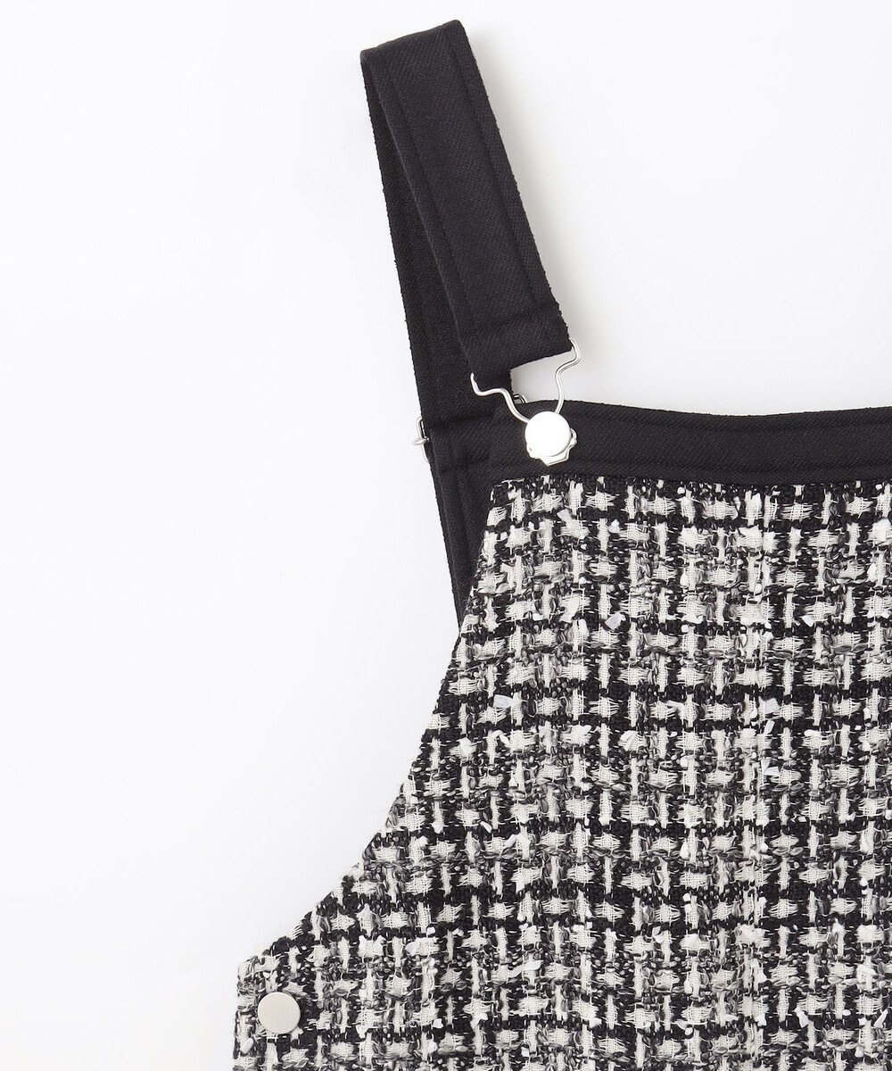 GRACE CONTINENTAL ミディツイードジャンパースカート 