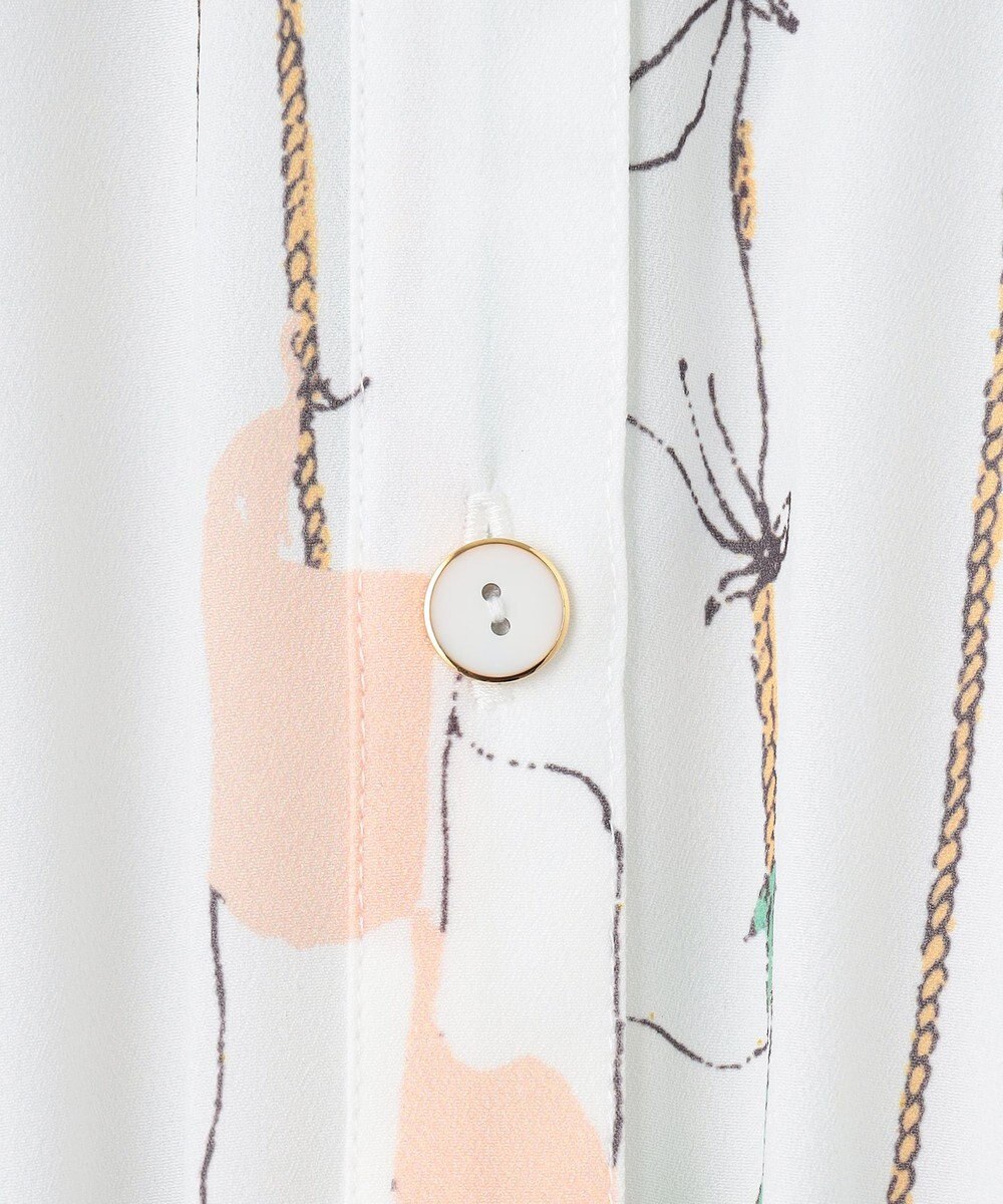 GRACE CONTINENTAL セーラープリントワンピース