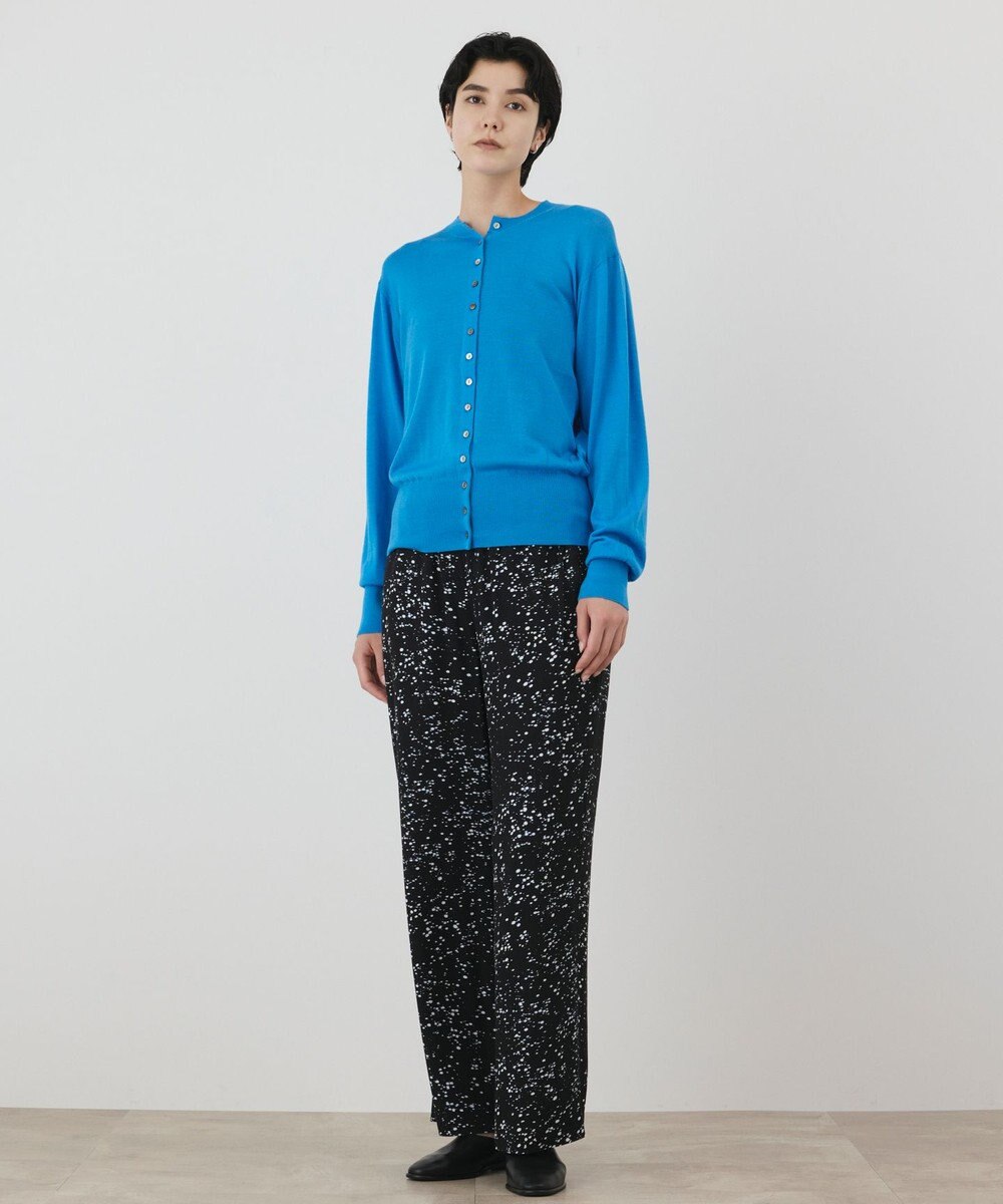 GRACE CONTINENTAL ウールシルクニットカーディガン 
