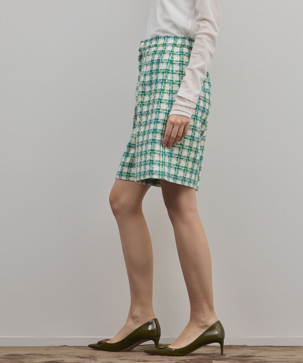 GRACE CONTINENTAL ツイードショートパンツ 