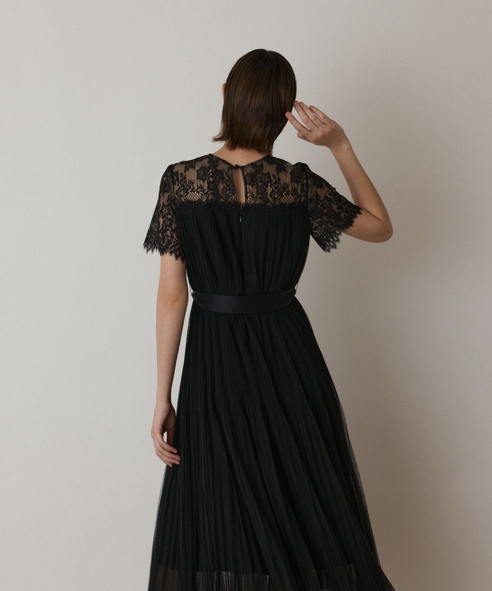 GRACE CONTINENTAL チュールプリーツドレス 