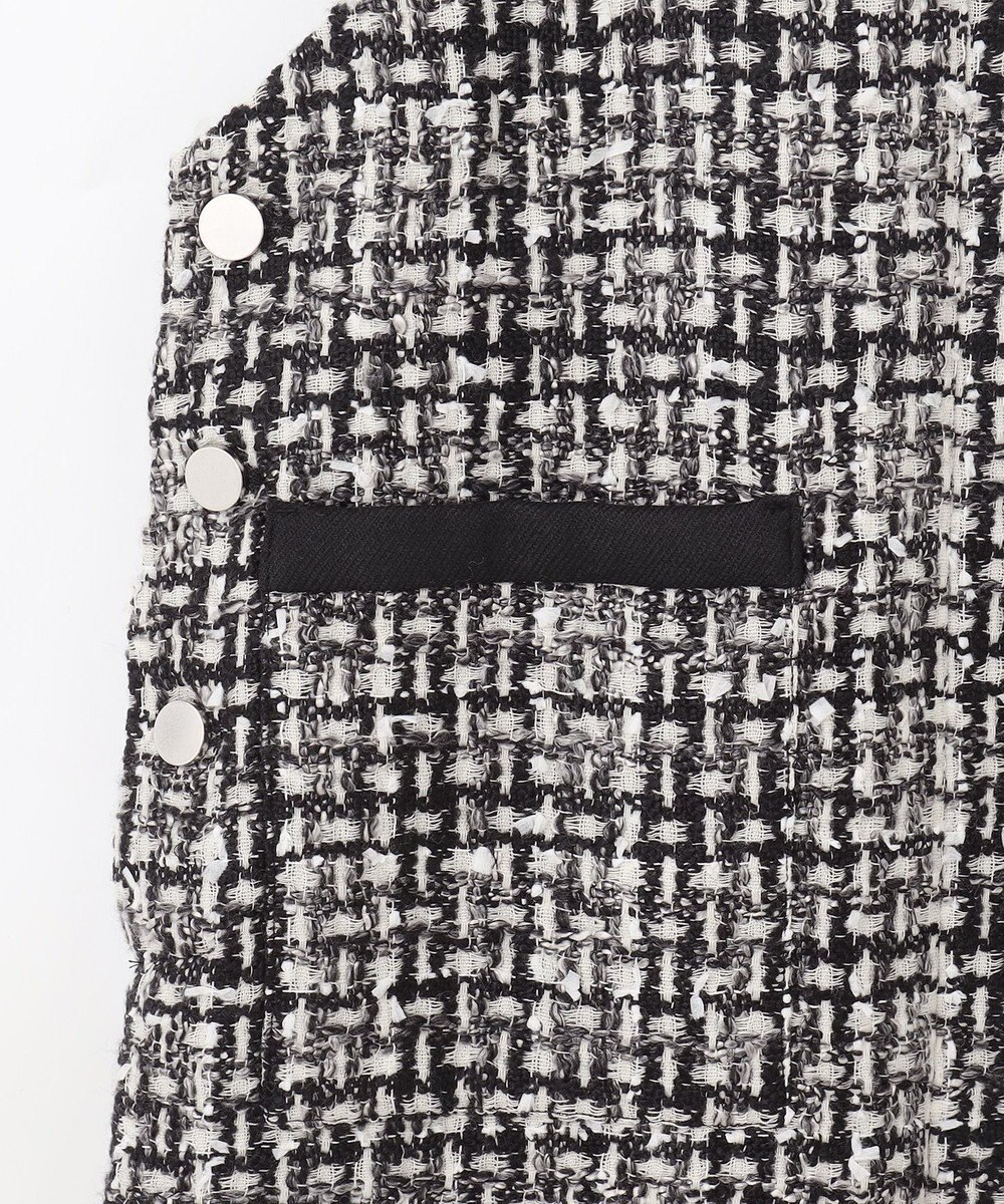 GRACE CONTINENTAL ミディツイードジャンパースカート 