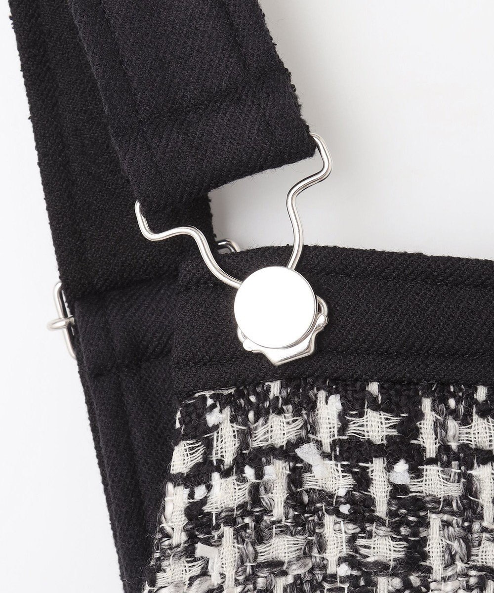 GRACE CONTINENTAL ミディツイードジャンパースカート 