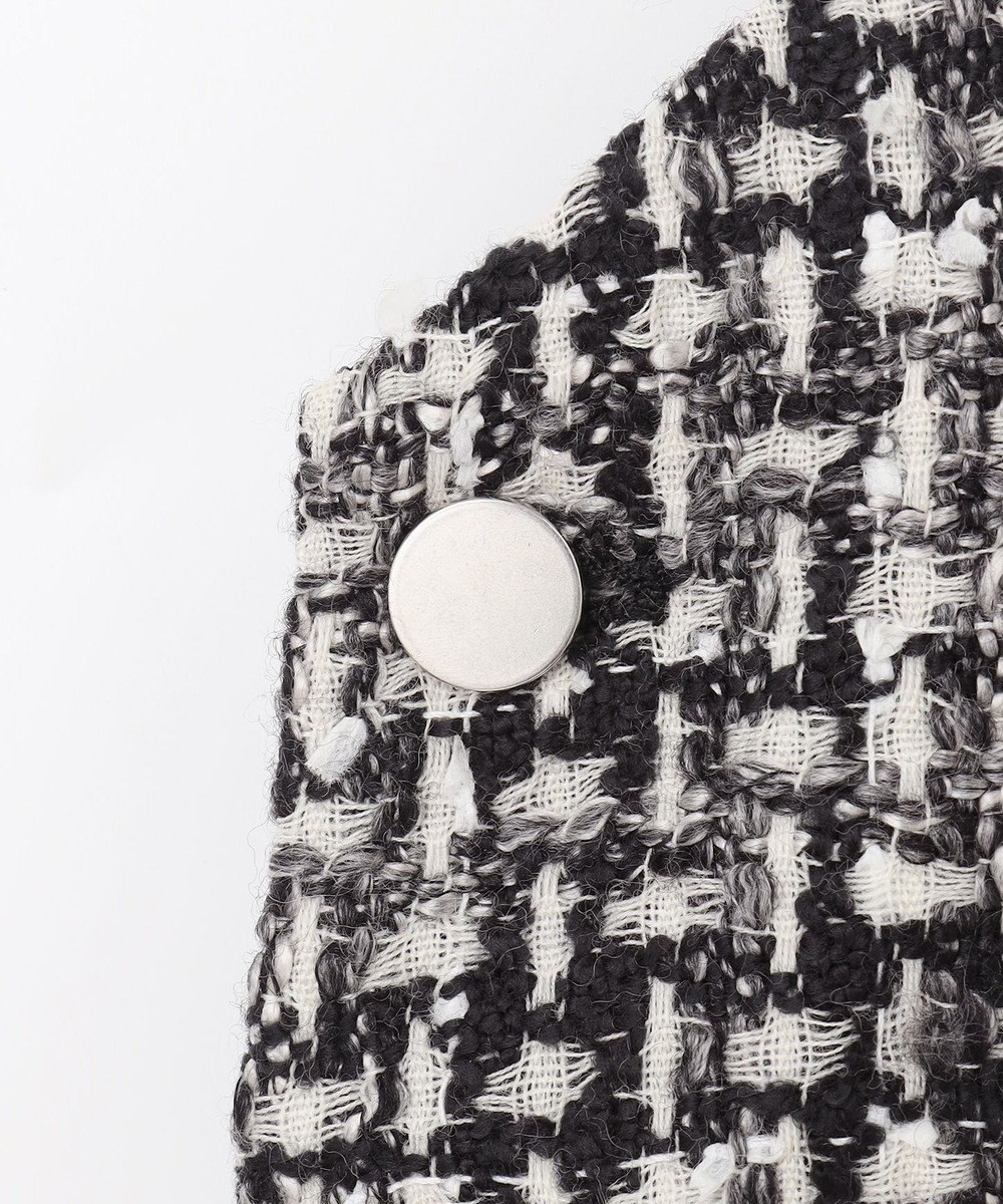 GRACE CONTINENTAL ミディツイードジャンパースカート 