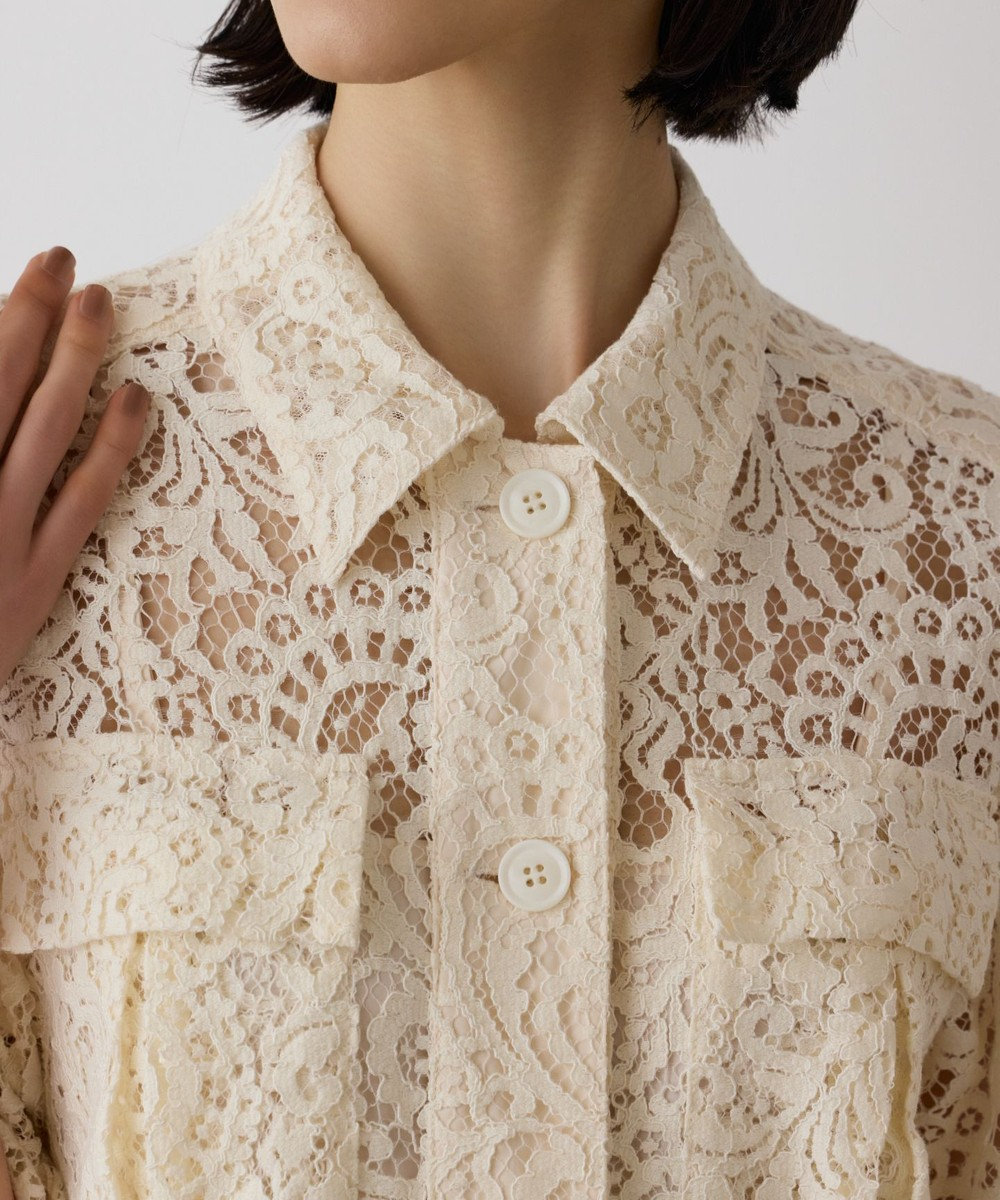 GRACE CONTINENTAL コードレースジャンプスーツ