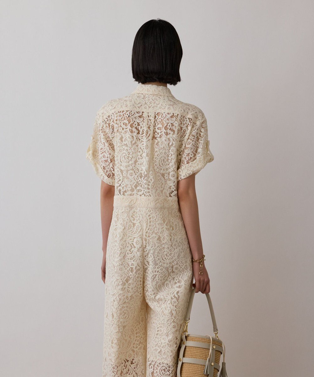 GRACE CONTINENTAL コードレースジャンプスーツ 