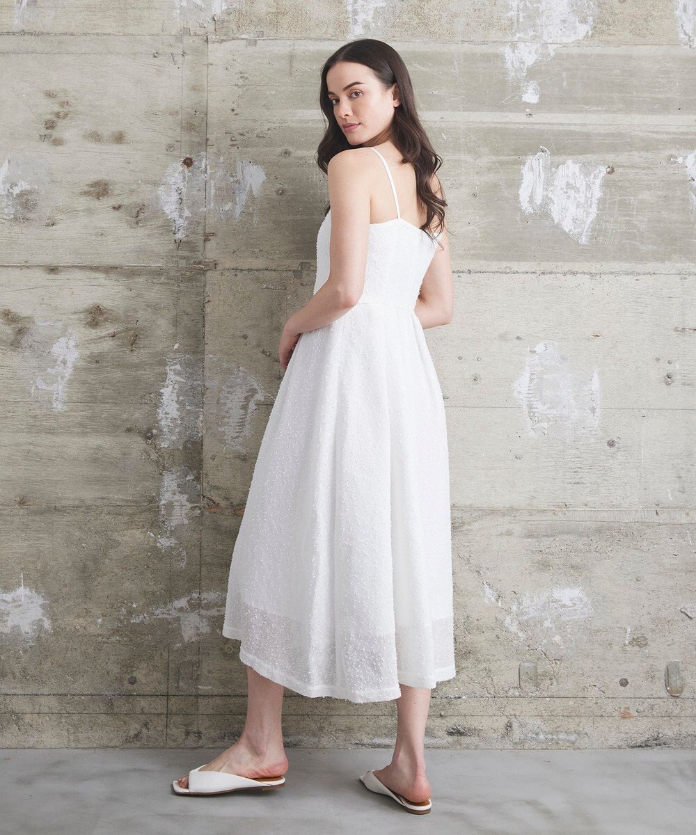 GRACE CONTINENTAL メッシュツイードキャミドレス 