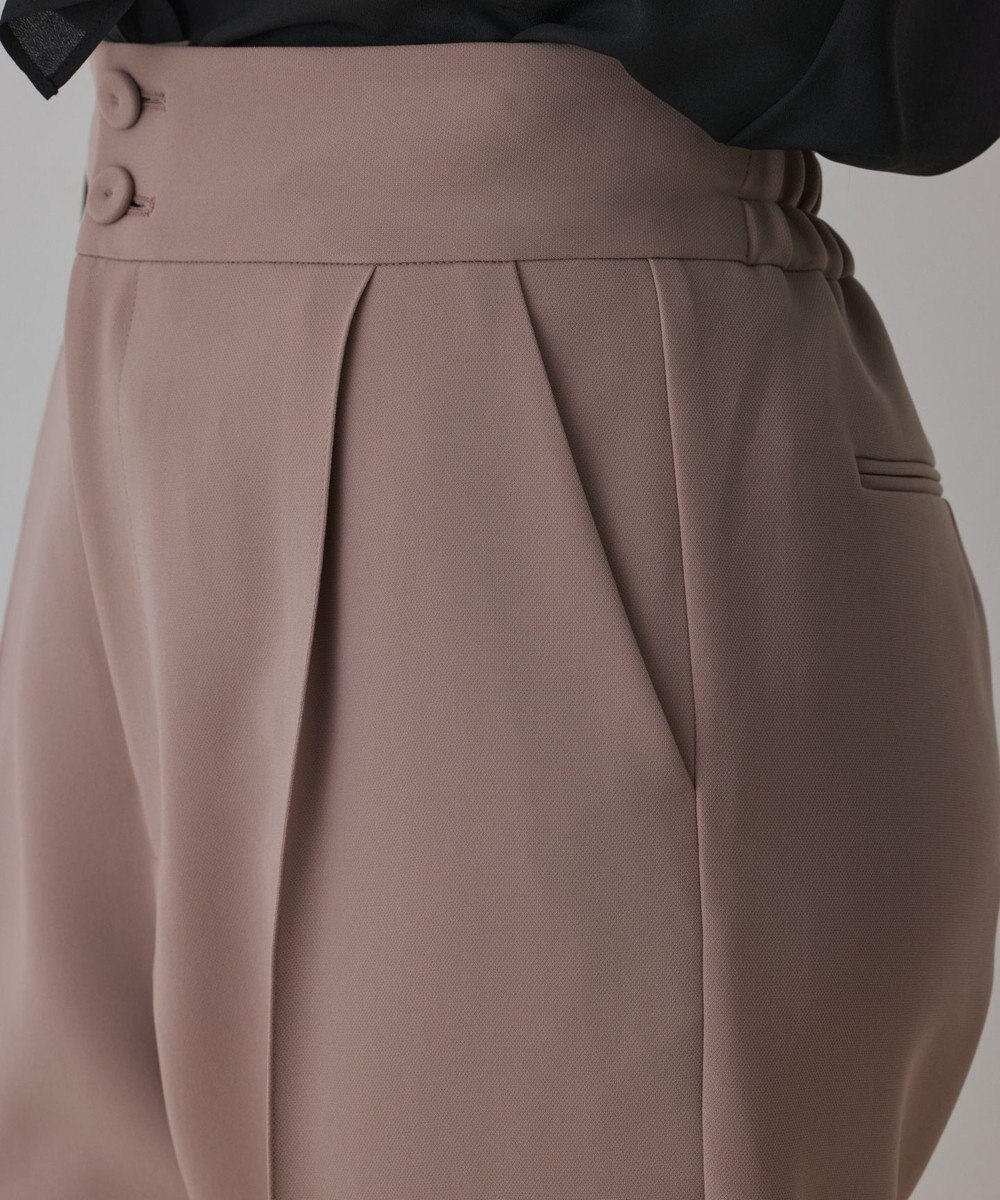 GRACE CONTINENTAL ハイウエストテーパードパンツ 