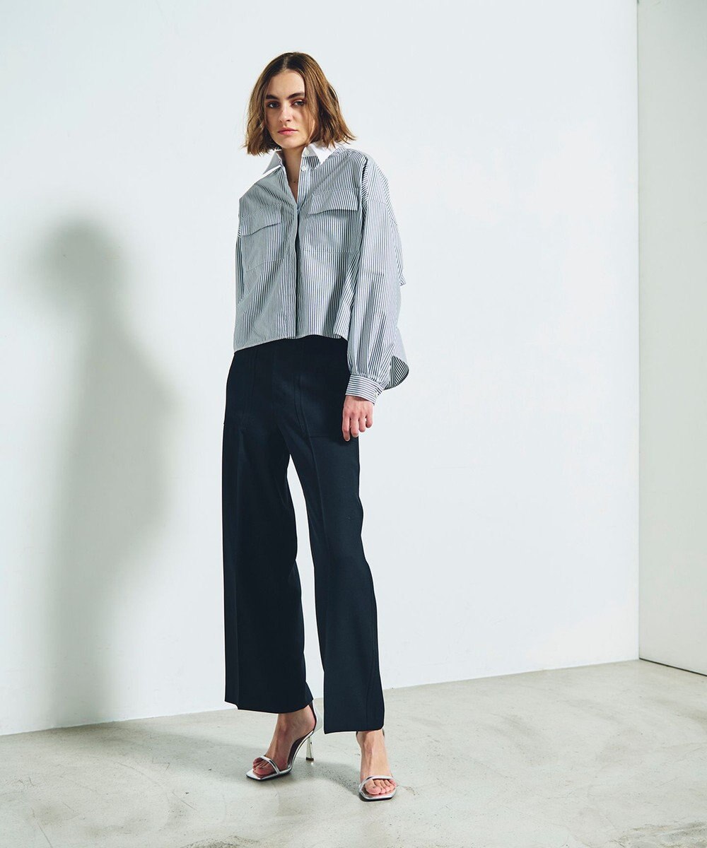 GRACE CONTINENTAL バックコンシャスシャツ 