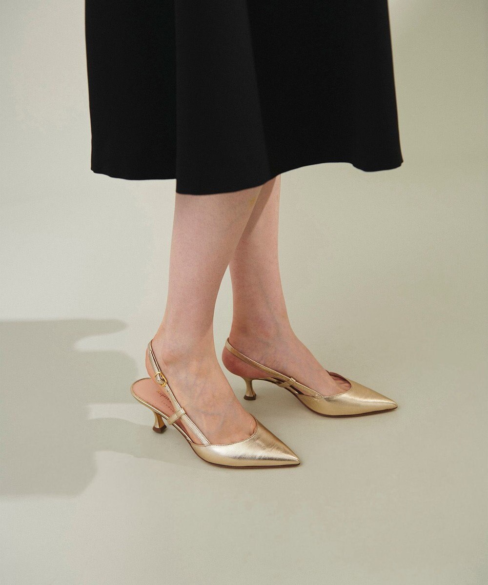 GRACE CONTINENTAL Rupert Sandersonバックストラップヒール 