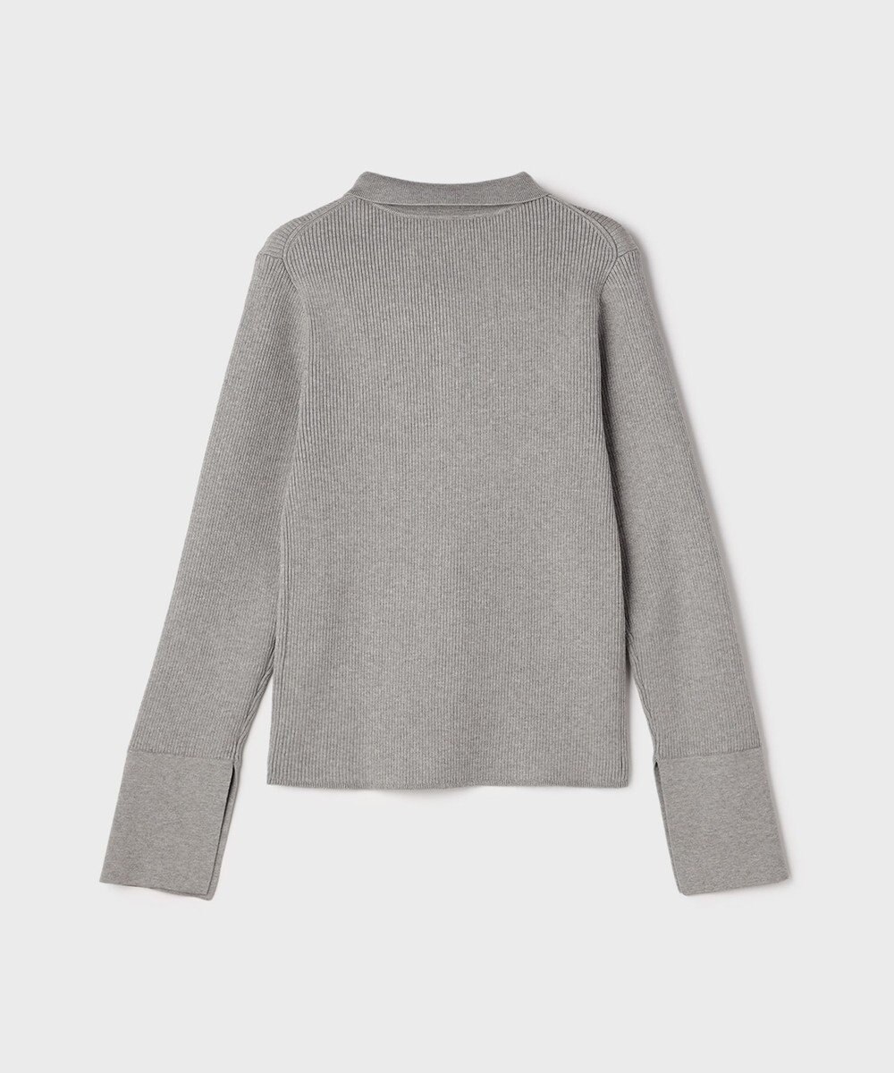 GRACE CONTINENTAL リブシャツニットトップ 