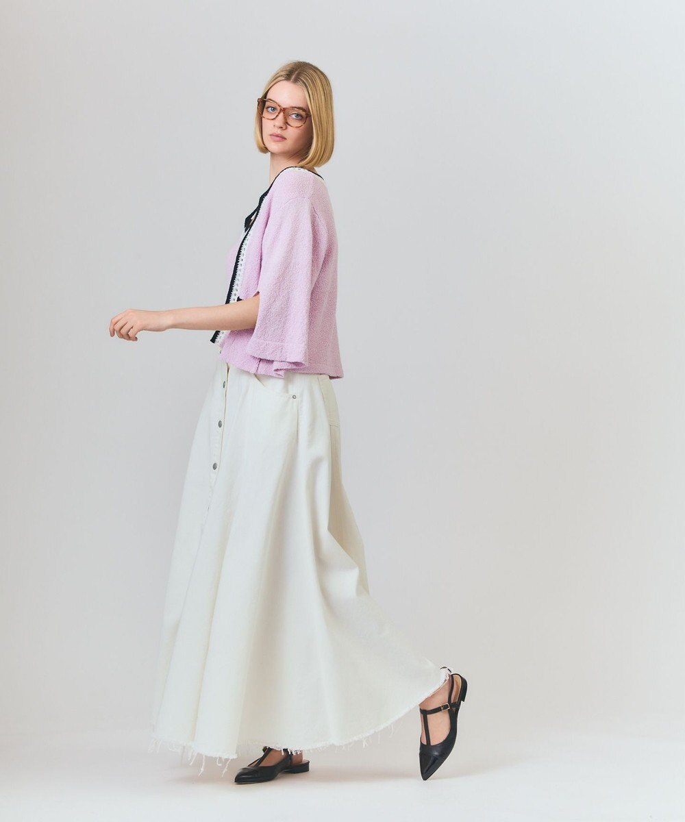 GRACE CONTINENTAL ツイーディーニットカーディガン 