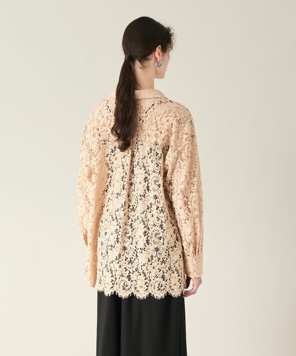 GRACE CONTINENTAL コードレースオーバーシャツ 