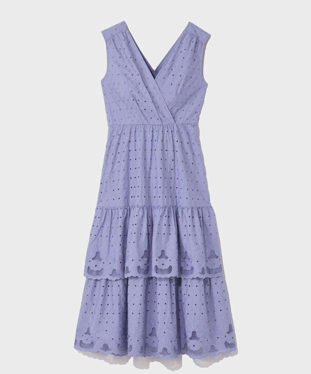 GRACE CONTINENTAL カットワークembドレス 