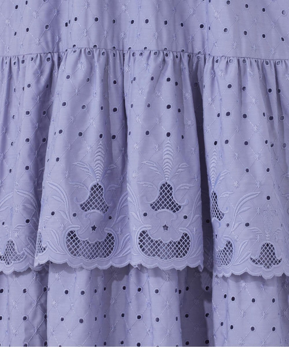 GRACE CONTINENTAL カットワークembドレス 