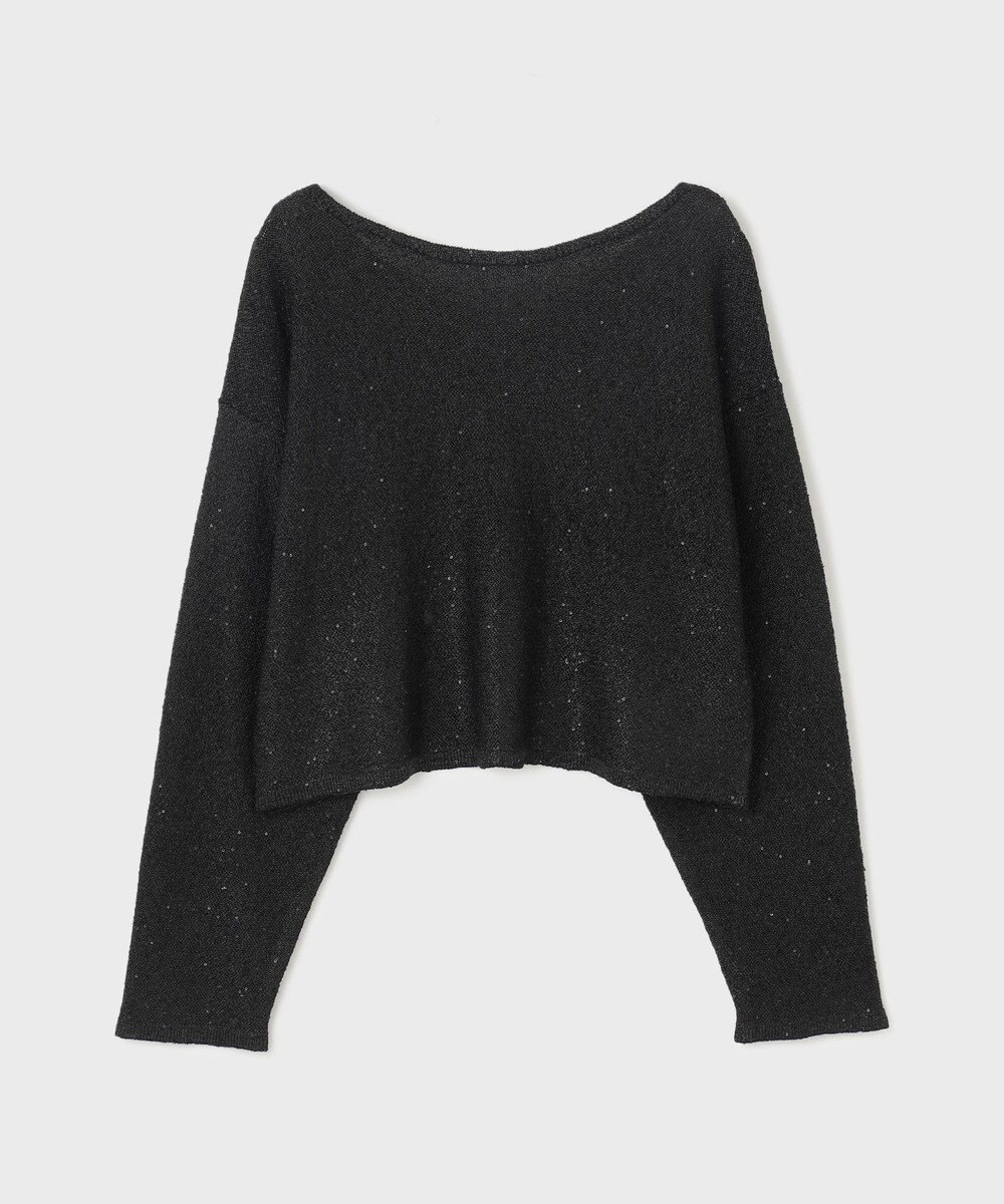 GRACE CONTINENTAL スパンコールヤーントップ