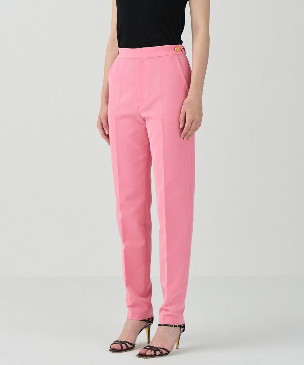 GRACE CONTINENTAL トリアセセンタープレスパンツ 