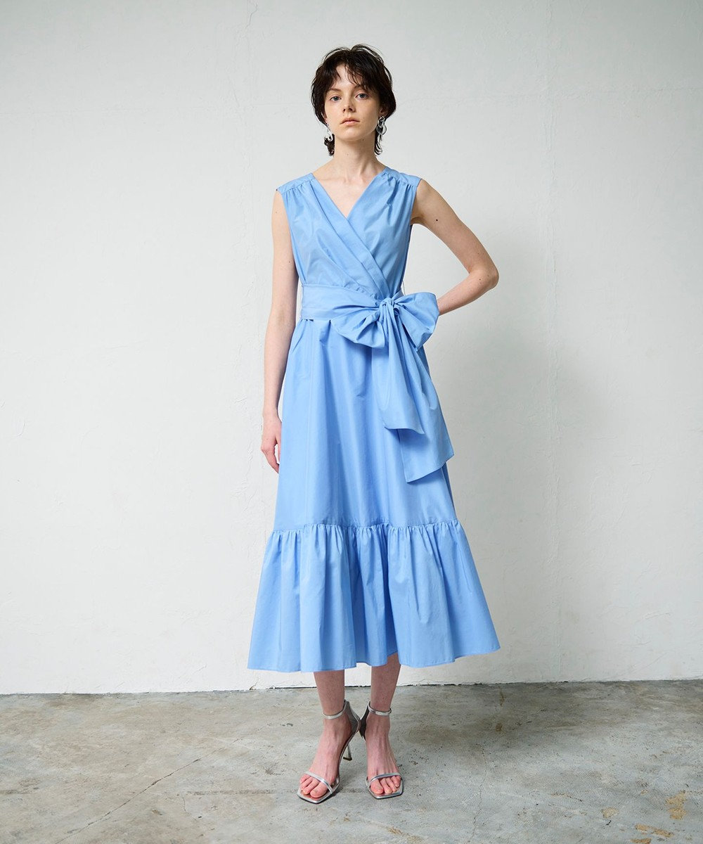 GRACE CONTINENTAL ライトタフタドレス
