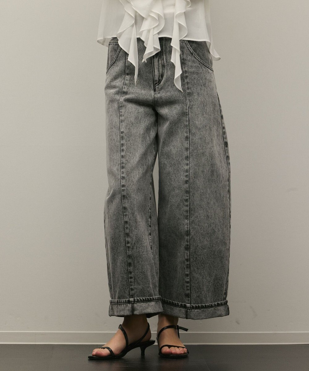 GRACE CONTINENTAL クロップトバレルパンツ 