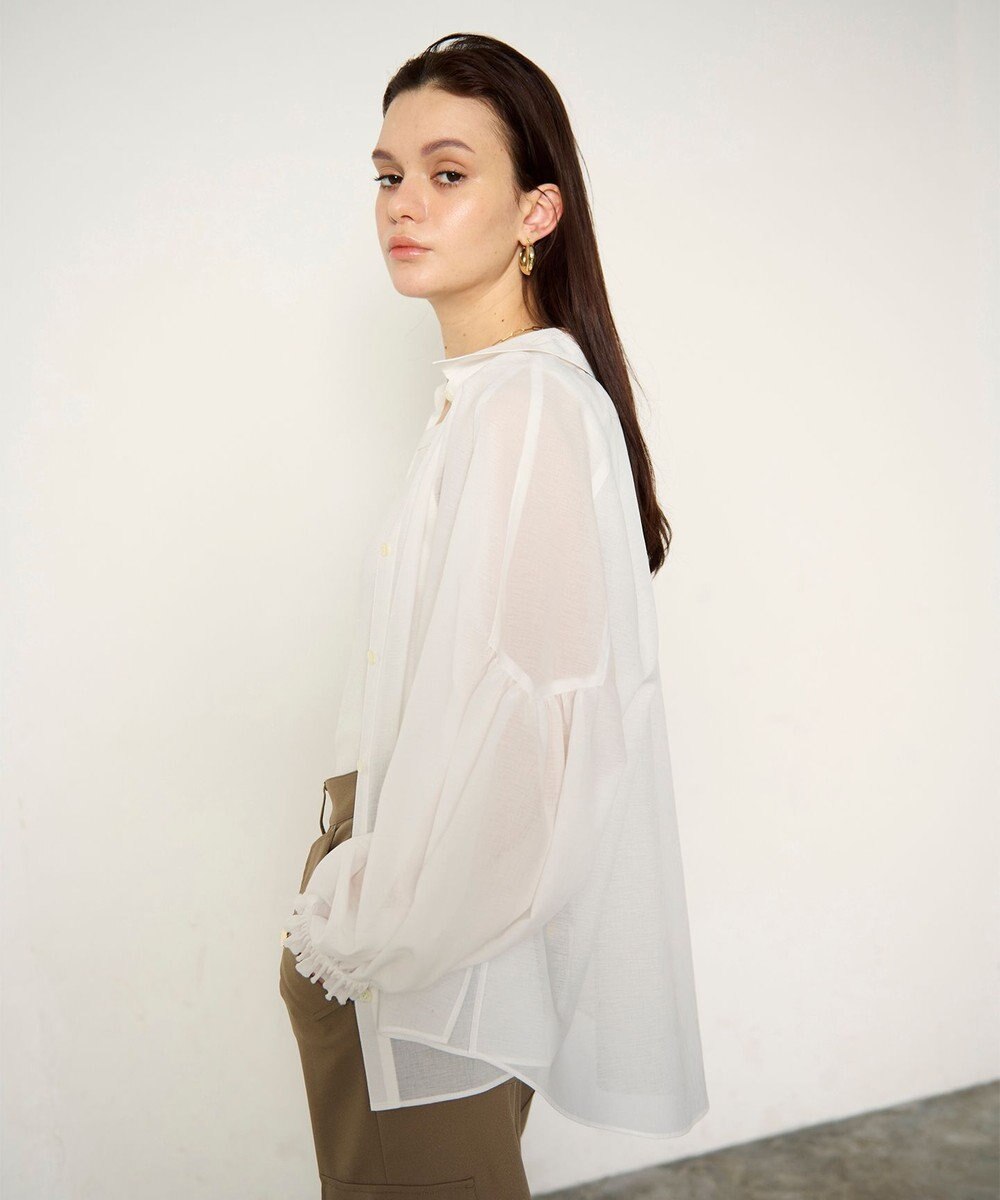 GRACE CONTINENTAL ドルマンボリュームシャツ 