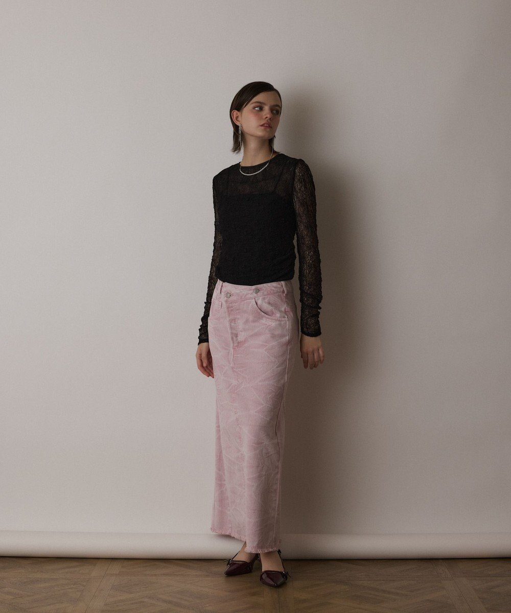 GRACE CONTINENTAL シアーレースカットトップ