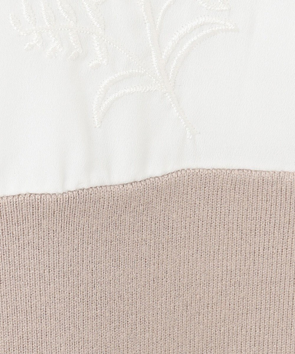 刺繍カラーニットトップ / GRACE CONTINENTAL | GRACE CONTINENTAL