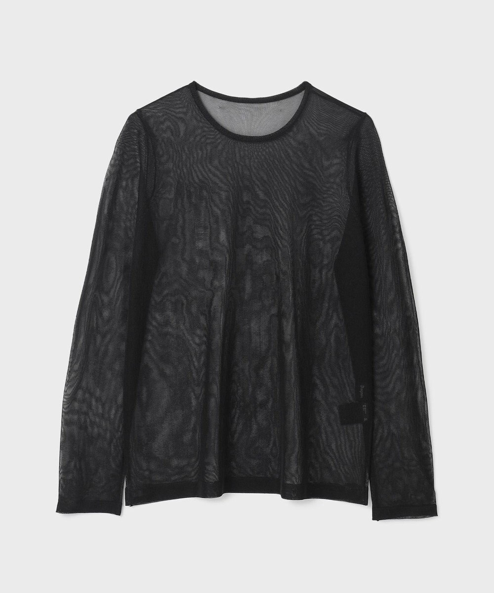 GRACE CONTINENTAL シアークルーニットトップ