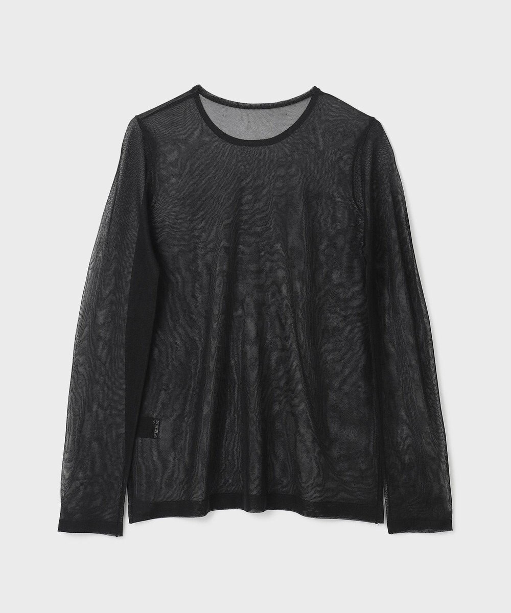 GRACE CONTINENTAL シアークルーニットトップ 