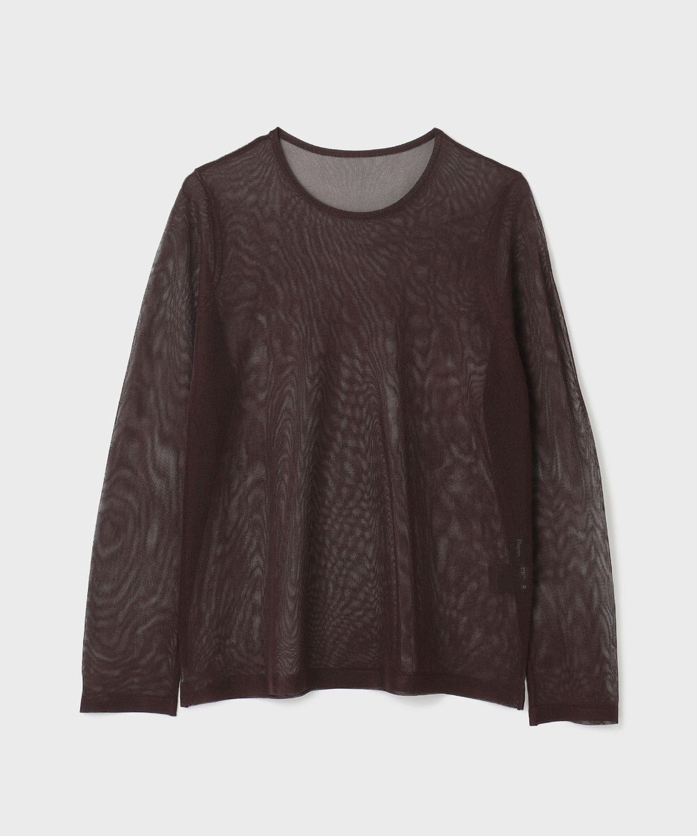 GRACE CONTINENTAL シアークルーニットトップ 