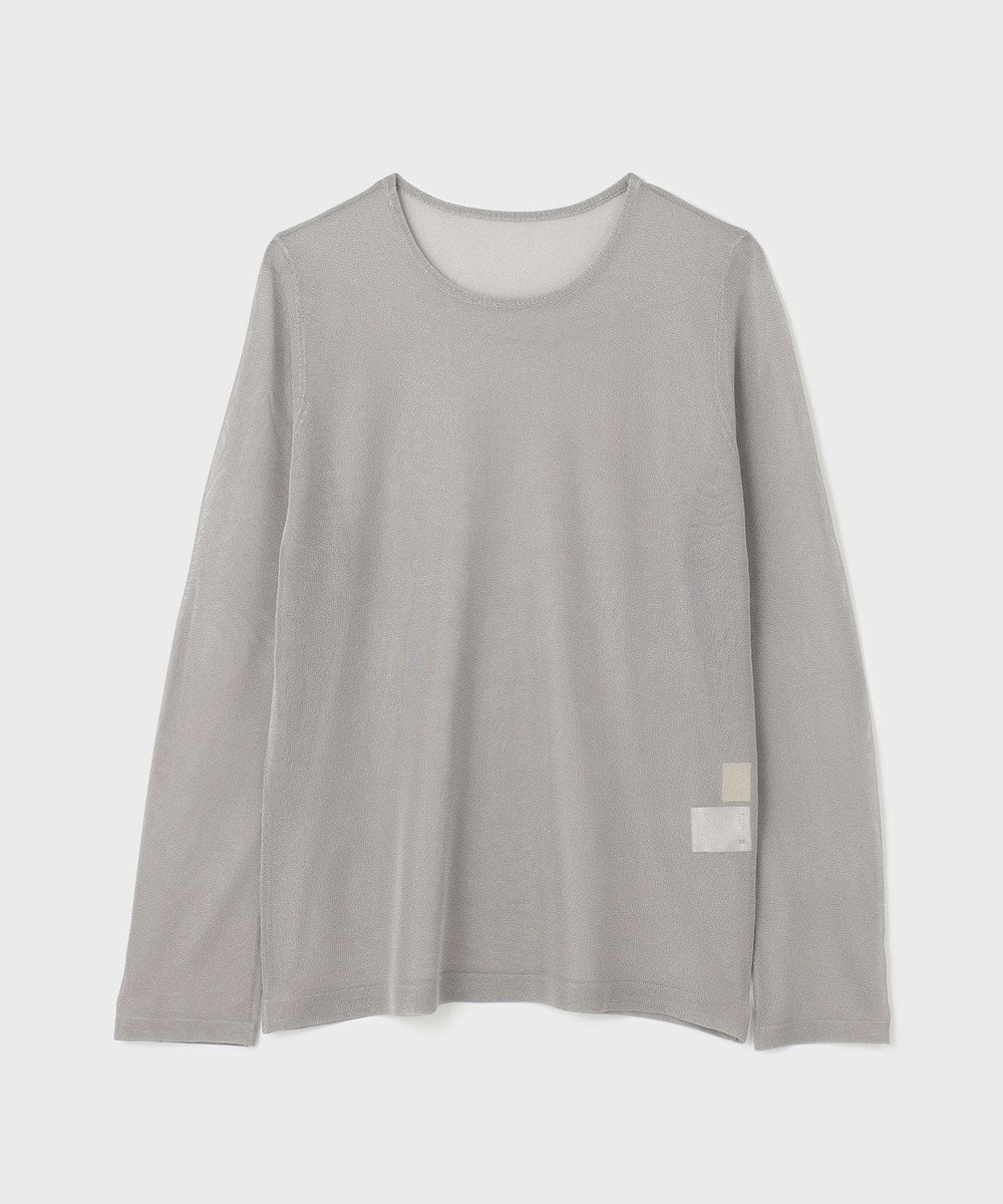 GRACE CONTINENTAL シアークルーニットトップ