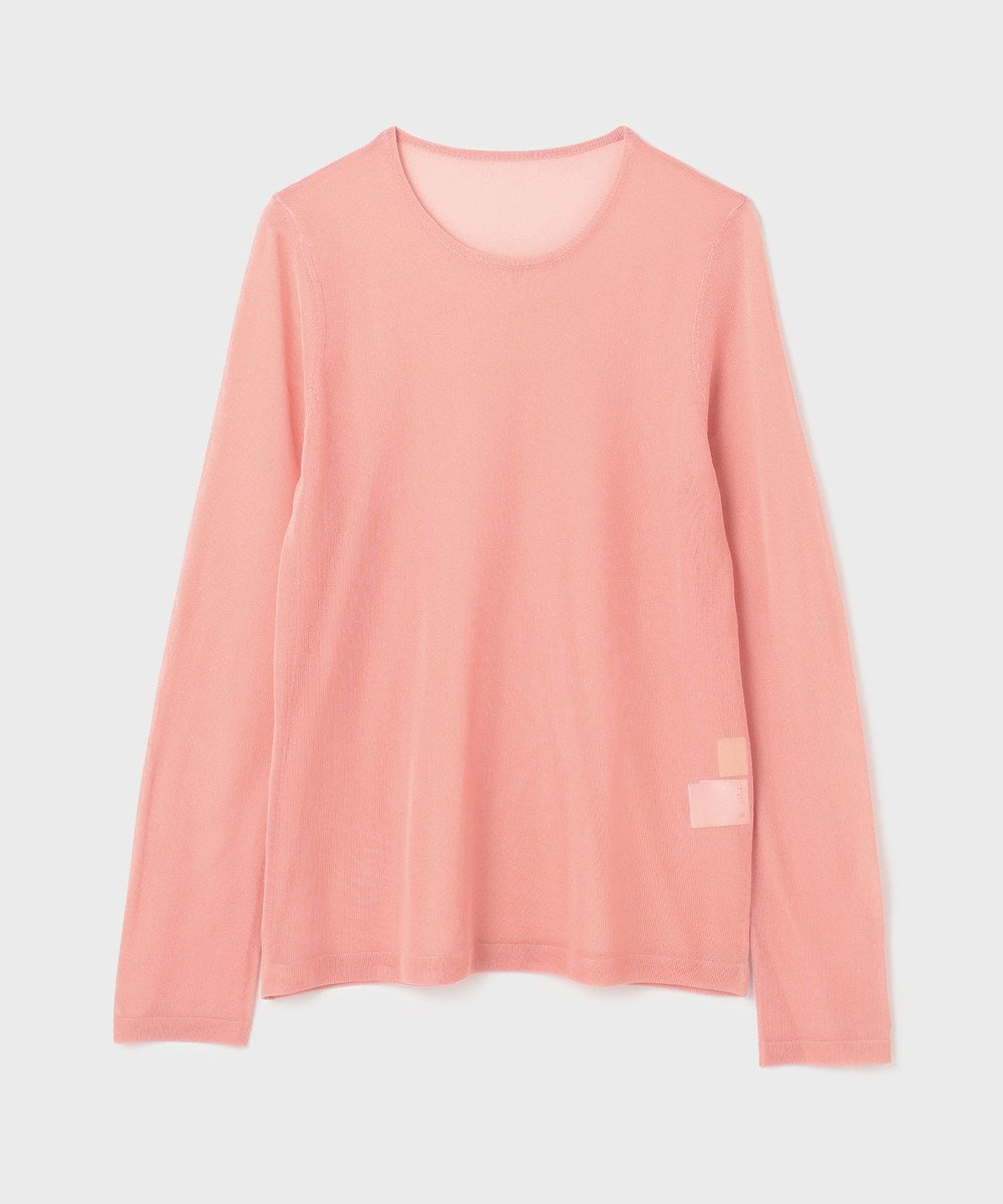 GRACE CONTINENTAL シアークルーニットトップ