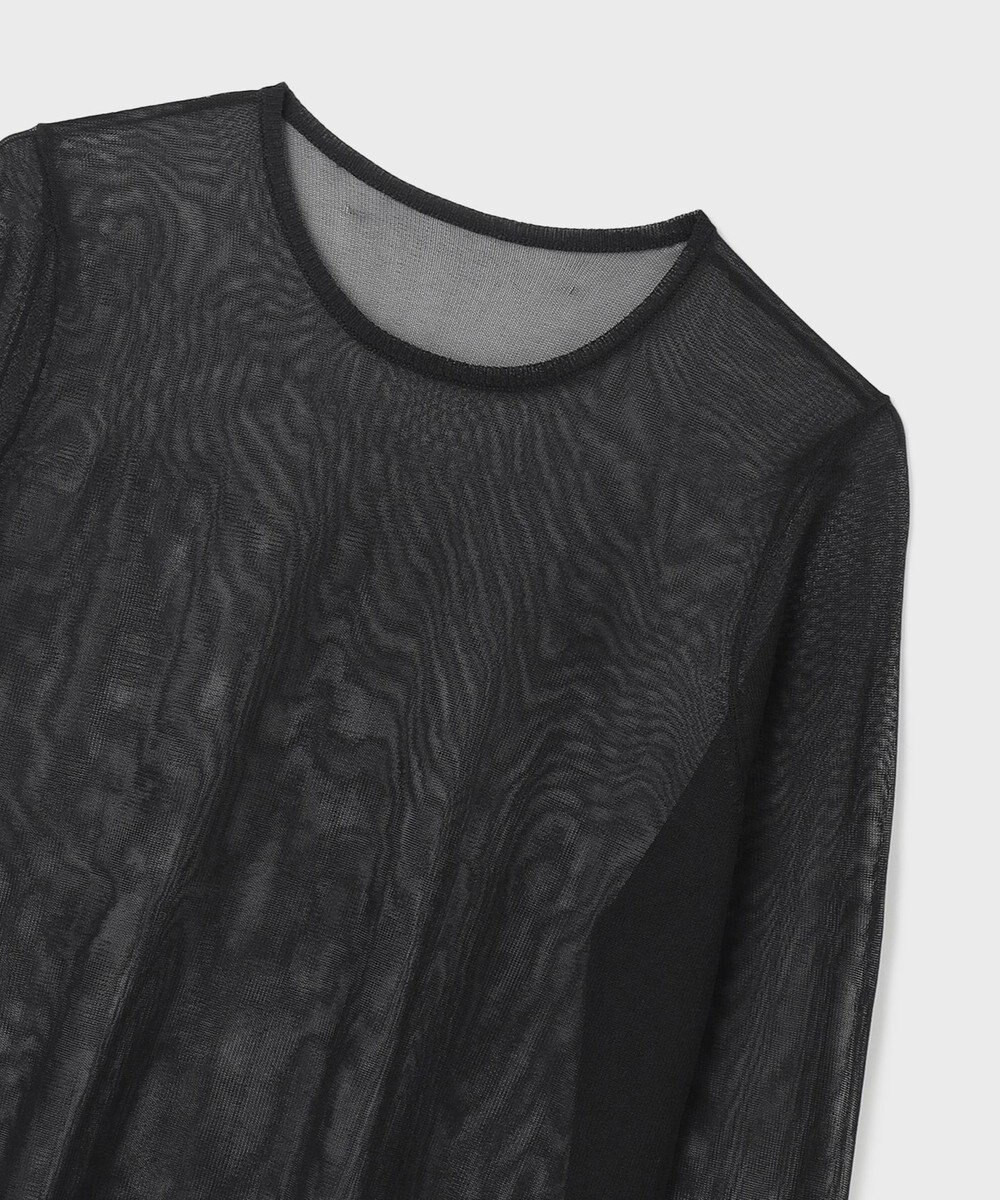 GRACE CONTINENTAL シアークルーニットトップ 