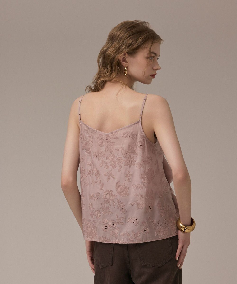 GRACE CONTINENTAL エンブロイダリーキャミブラウス 