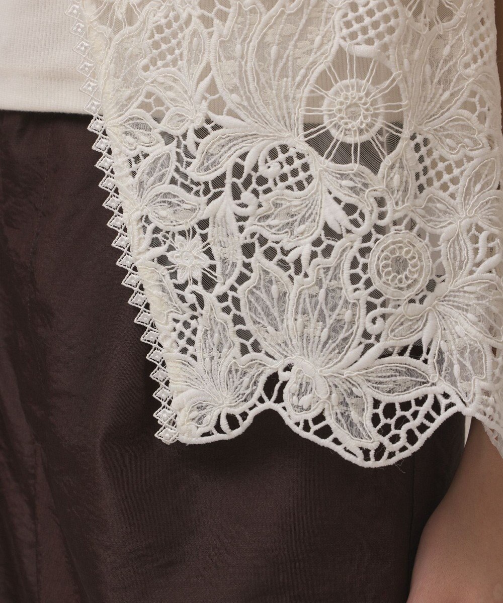 GRACE CONTINENTAL レース刺繍ベスト 