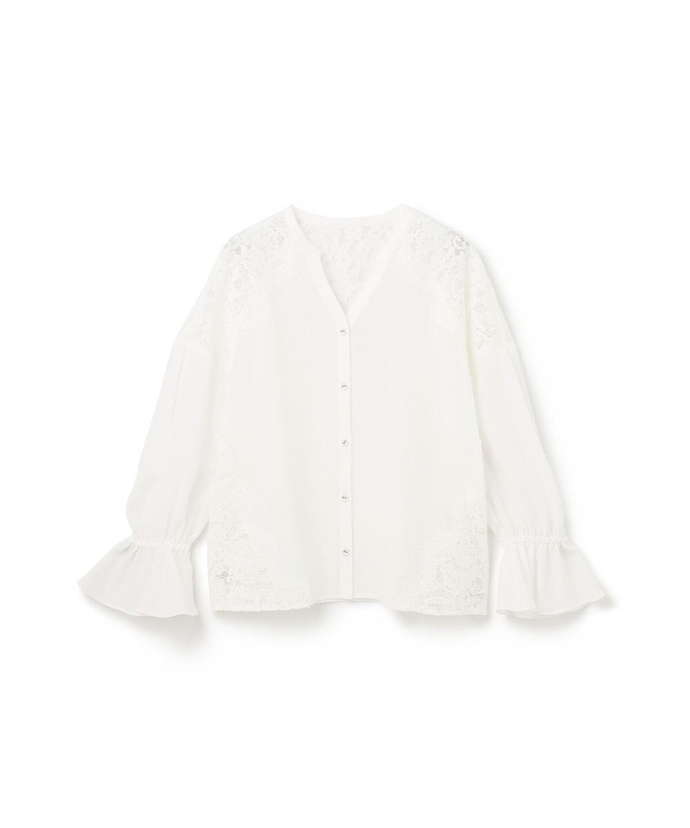 GRACE CONTINENTAL レースコンビブラウス 