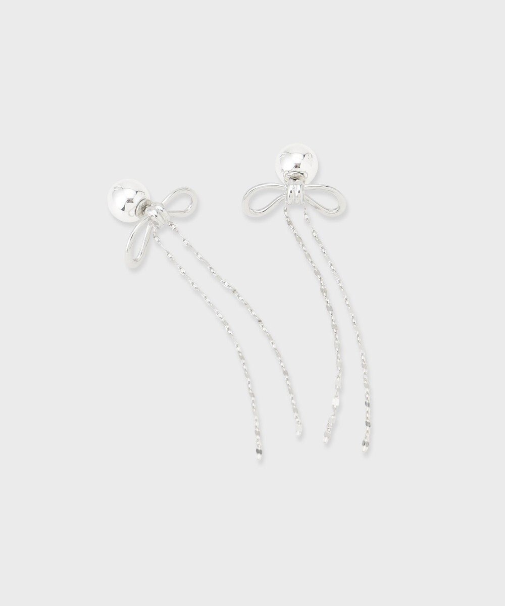 GRACE CONTINENTAL リボンチェーンピアス