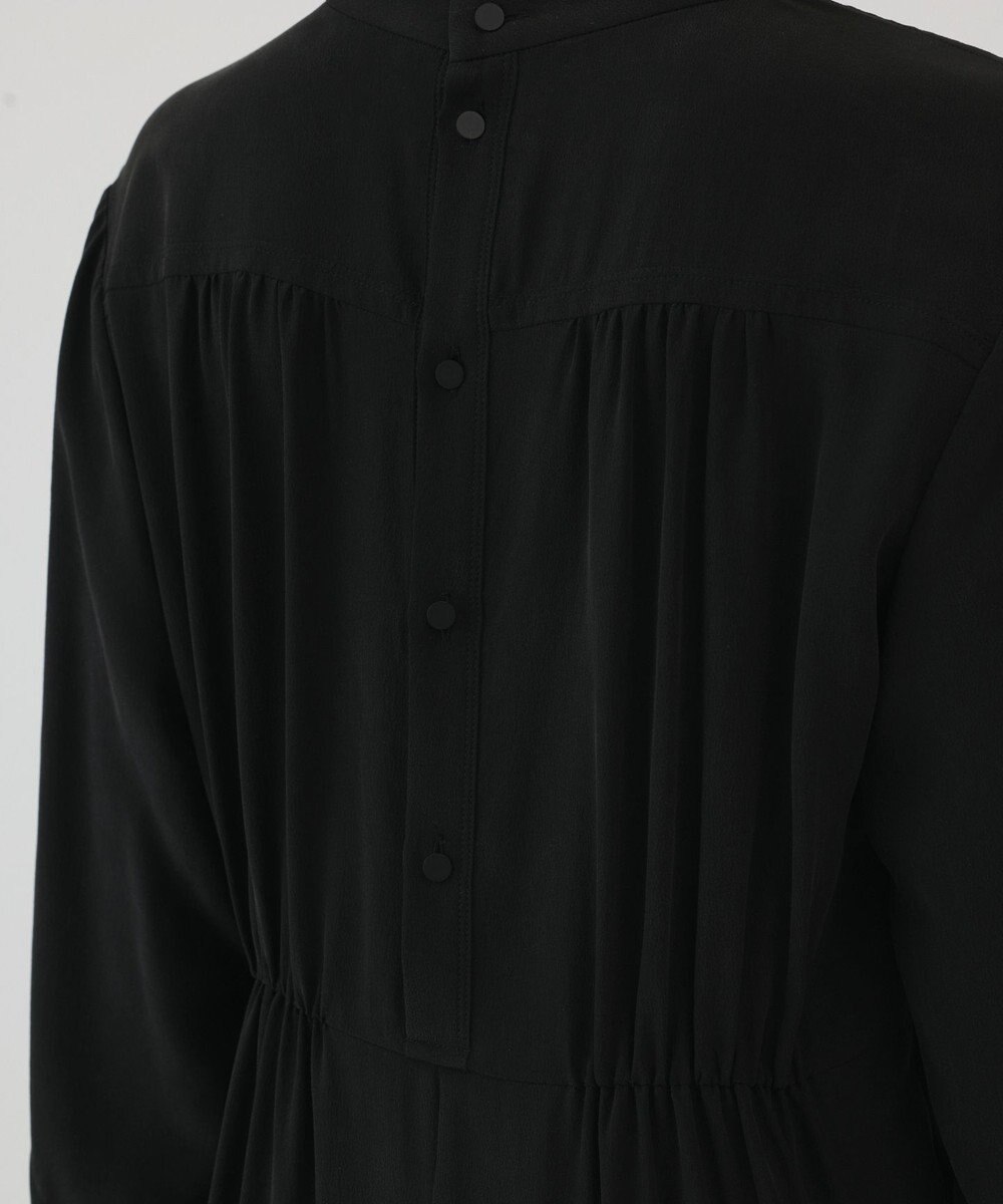 GRACE CONTINENTAL シルクデシンドレープワンピース 