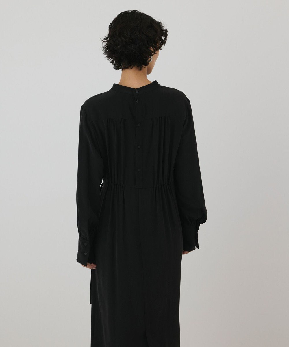 GRACE CONTINENTAL シルクデシンドレープワンピース 