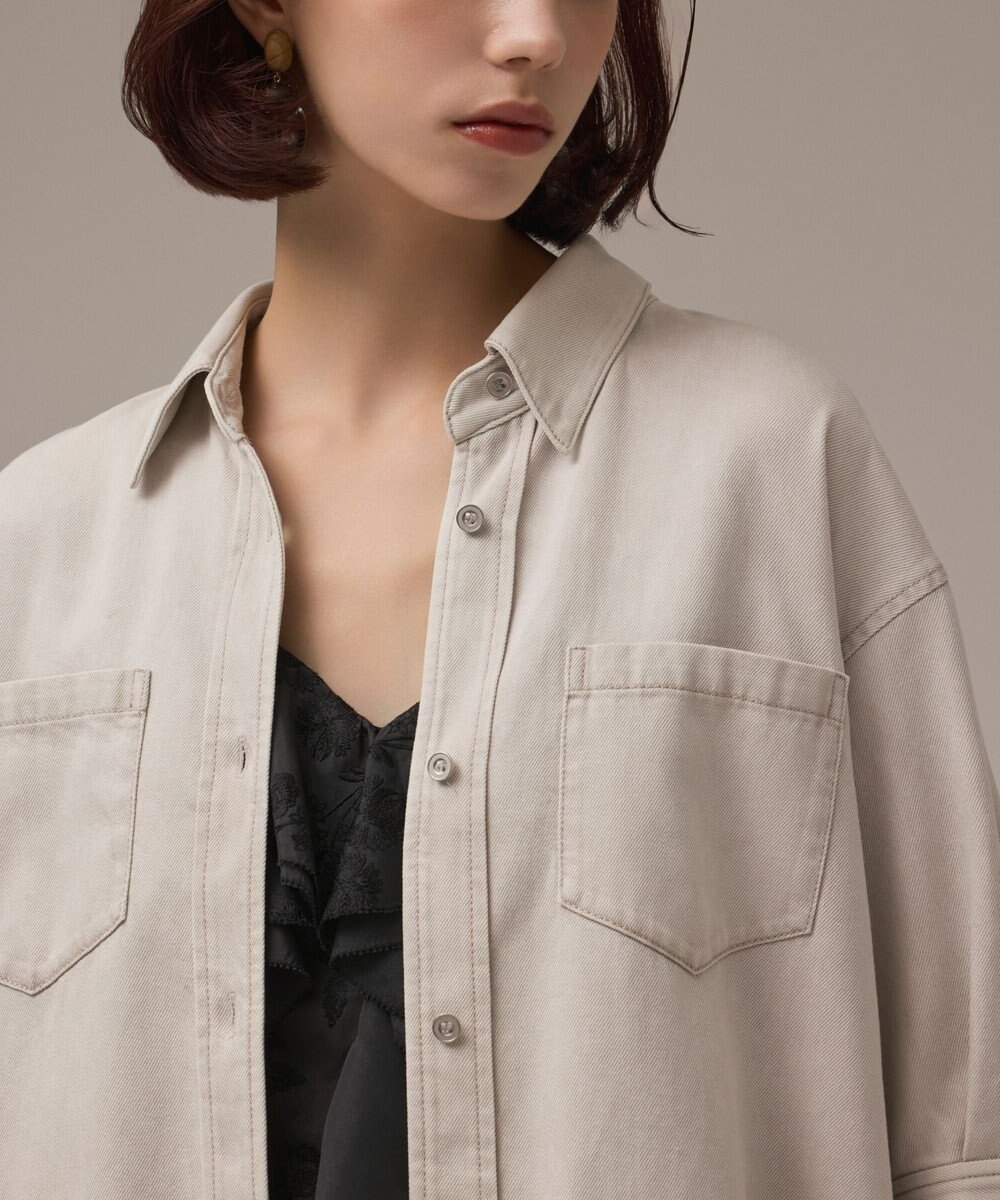 GRACE CONTINENTAL ツイルハーフスリーブシャツ 