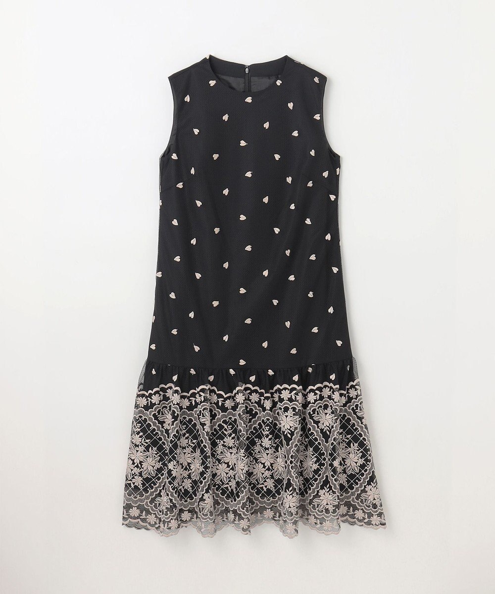 GRACE CONTINENTAL 刺繍レースドレス 